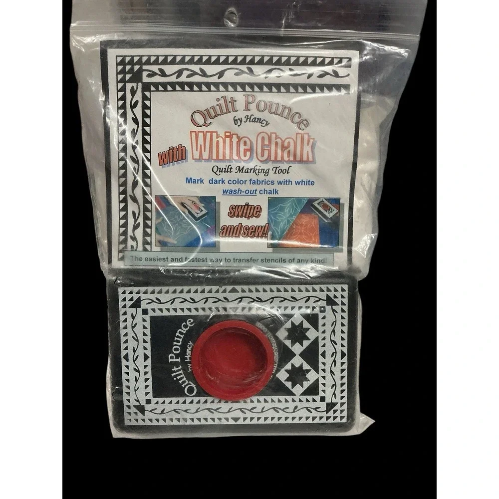 Hancy Quilt Pounce With White Chalk